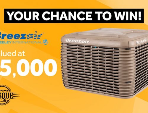 Win a Breezair Evaporative Cooler from Bosque Heating, Cooling & Plumbing!